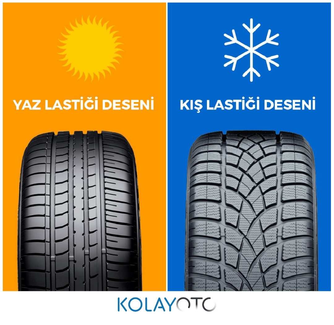 Yaz ve Kış Lastiği Desenleri