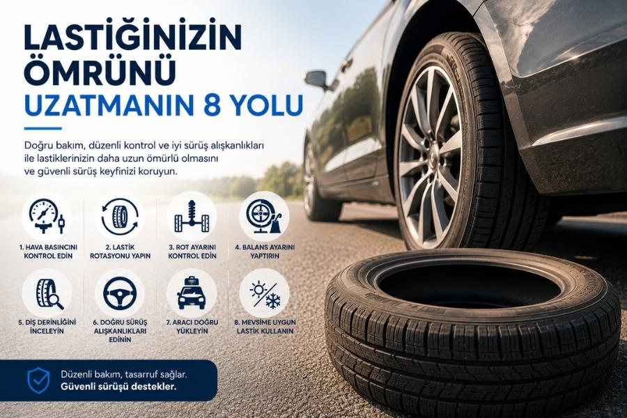 lastik ömrünü uzatmanın yolları